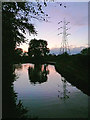 Late evening on the Staffordshire and Worcestershire Canal