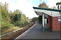 Perranwell Station looking towards the bridge