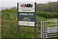 SY7589 : Sign heralding a new quarry by DorsetBlogger
