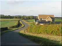 SP1101 : Looking N along road from Meysey Hampton by Nick Smith