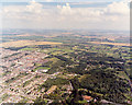 Aerial view of Thundersley Plotlands from the south