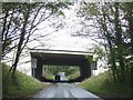 Motorway road bridge.