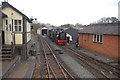 Railway outside Llanfair Caereinion station