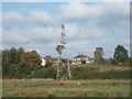 Electricity pylon and Countess Wear, Exeter