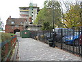 Whitefriars gateway from Whitefriars Lane