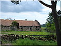 Old ruined buildings at West Kyloe Farm