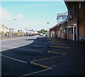 The empty concourse of the Newry Bus Station