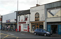 ST3288 : Maindee shops and a pub, Newport by Jaggery