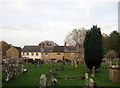 Churchyard and cottages - Stoke sub Hamdon