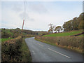 Road from Glanrhiew Farm entrance