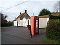 Village Hall and telephone box, Kington Magna