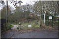 Entrance to Buck Wood at Thackley Road