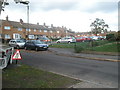 Looking across Winterslow Drive towards Kingsley Green