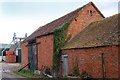 Brick-built barns at Posher Farm, Ufton