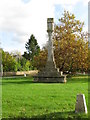 SU0996 : Monument on the green at Down Ampney by Nick Smith
