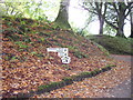 Direction signs in Torrisdale Castle Estate