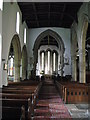 NZ0461 : Bywell St. Peter - nave and chancel by Mike Quinn