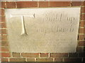 Foundation stone at St Francis, Leigh Park