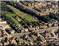 Aerial view of Kiln Road and Shipwrights Drive junction, Thundersley