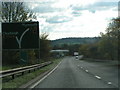 Approaching the Chudleigh junction on the A38 west-bound