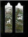 West window in Clayton Church