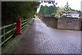 Block Paved Track  near Dane Hill Farm