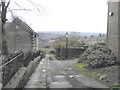 Roadway beside Boothtown Methodist Church