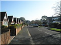 Looking eastwards along Lavant Close