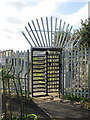 Entrance turnstile, Orb, Corporation Road, Newport