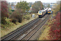 Trains passing north of Prospect Road