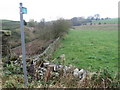 Footpath near railway at Dove Holes