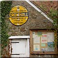 Historic AA road sign for Cromhall village