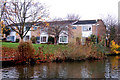 Canalside houses on Fellmore Grove, Sydenham estate