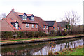 Houses on Gullimans Way beside the Grand Union Canal