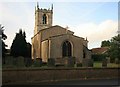 Torksey Church close to the main road