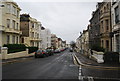 Looking down Church Rd