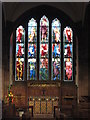 NY5261 : St. Martin's Church - altar and east window by Mike Quinn