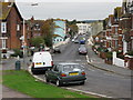 View along Radnor Bridge Road from Wear Bay Road