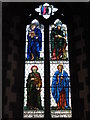 NY5261 : St. Martin's Church - stained glass window (3) by Mike Quinn