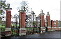 SO8455 : Pitchcroft gates by Bob Embleton