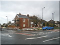 Junction of  Lovedean Lane and London Road