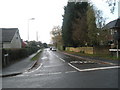 Looking from Lovedean Lane into Gladys Avenue