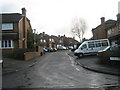 Looking from Nursery Gardens into Farmhouse Way