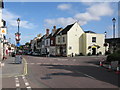 Cricklade High Street and roundabout with Calcutt Street