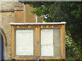 The Parish Church of St David, Newbold-on-Stour, Noticeboard