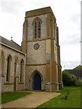SP2446 : The Parish Church of St David, Newbold-on-Stour, Tower by Alexander P Kapp