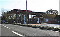 Texaco Service Station, on the A35