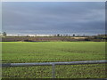 SP1300 : Newly sown field north of the A417 by Sarah Charlesworth