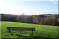 Bench with view near Church of St Michael and All Angels