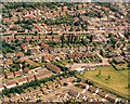 Aerial view of Hopes Green south of Benfleet High Road